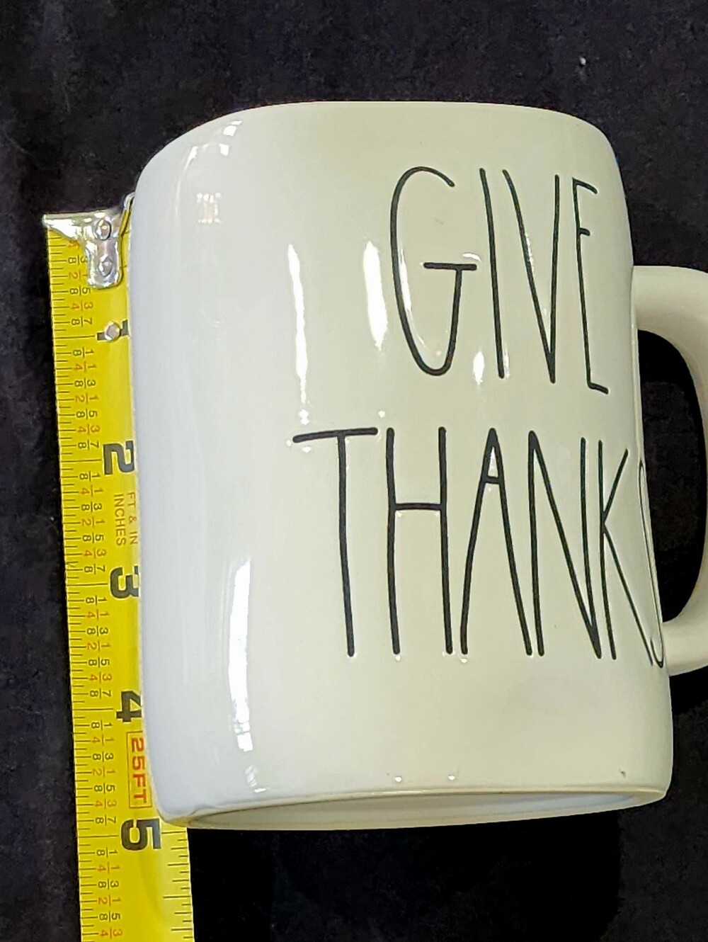 Rae Dunn |  "Give Thanks" | Coffee Mug - Picture 2 of 6